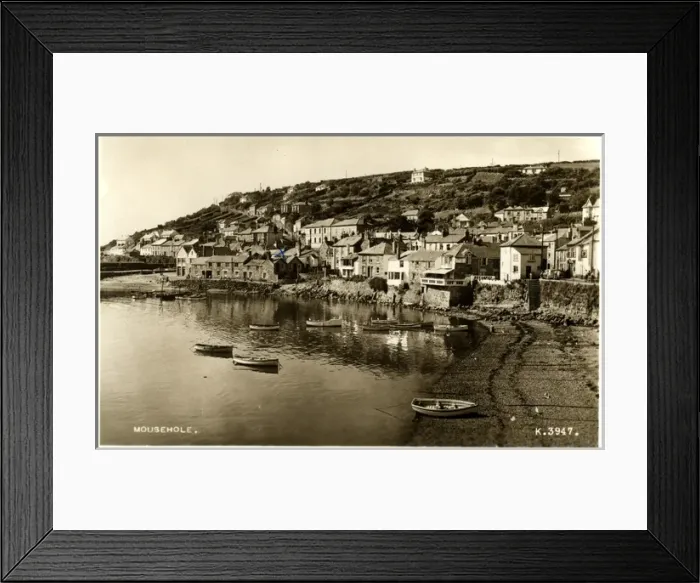 Framed Print : General View, Mousehole, Cornwall Framed Print : General View, Mousehole, Cornwall