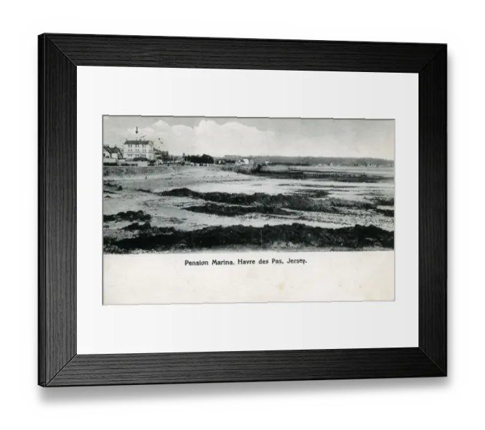 Framed Print : Pension Marina, Havre des Pas, St Helier, Channel Islands Framed Print : Pension Marina, Havre des Pas, St Helier, Channel Islands