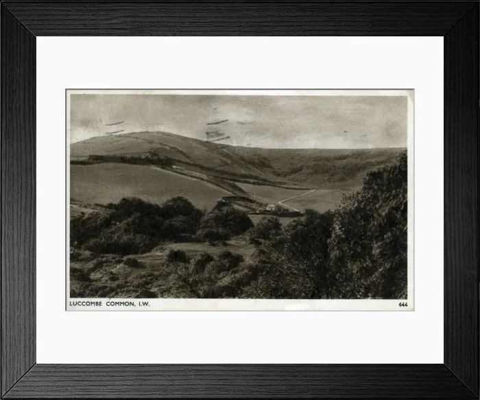Framed Print : The Common, Luccombe, Somerset Framed Print : The Common, Luccombe, Somerset