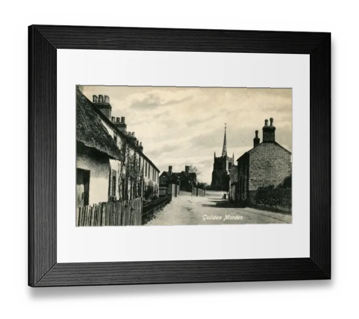 Framed Print : Church Street, Guilden Morden, Cambridgeshire Framed Print : Church Street, Guilden Morden, Cambridgeshire
