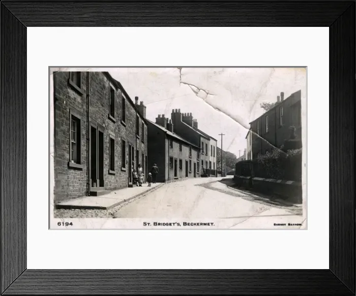 Framed Print : Nursery Road, Beckermet, Cumbria Framed Print : Nursery Road, Beckermet, Cumbria