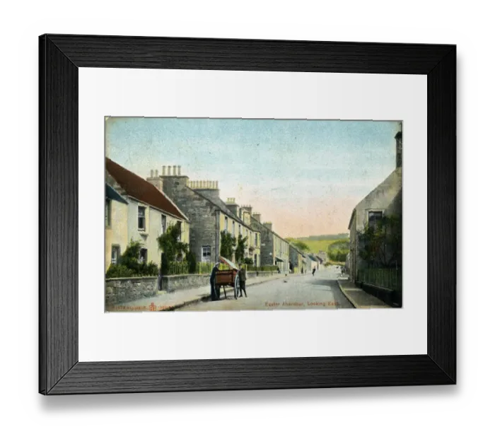 Framed Print : Main Street, Easter Village, Fife-shire Framed Print : Main Street, Easter Village, Fife-shire