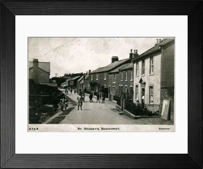 Framed Print : Nursery Road, Beckermet, Cumbria Framed Print : Nursery Road, Beckermet, Cumbria