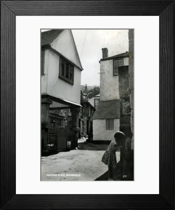 Framed Print : Kiegwin Place, Mousehole, Cornwall Framed Print : Kiegwin Place, Mousehole, Cornwall