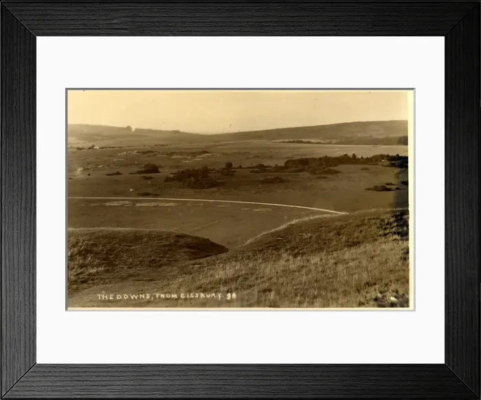 Framed Print : View from Clissbury, The Downs, Sussex Framed Print : View from Clissbury, The Downs, Sussex