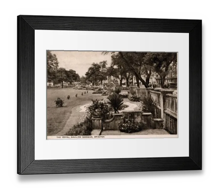 Framed Print : Royal Pavilion Gardens, Brighton, Sussex Framed Print : Royal Pavilion Gardens, Brighton, Sussex