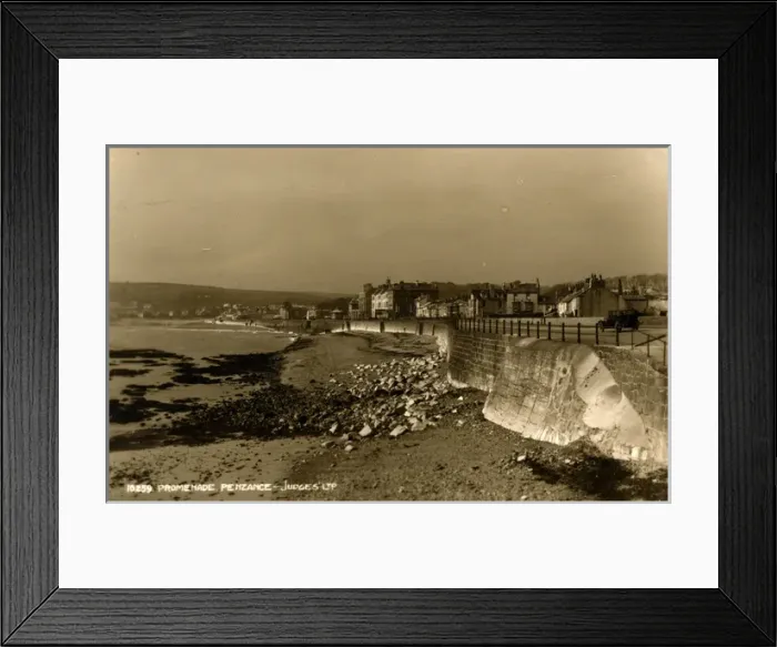 Framed Print : The Promenade, Penzance, Cornwall Framed Print : The Promenade, Penzance, Cornwall