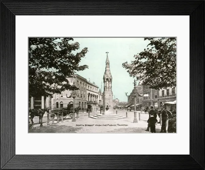 Framed Print : North Street, Taunton, Somerset Framed Print : North Street, Taunton, Somerset