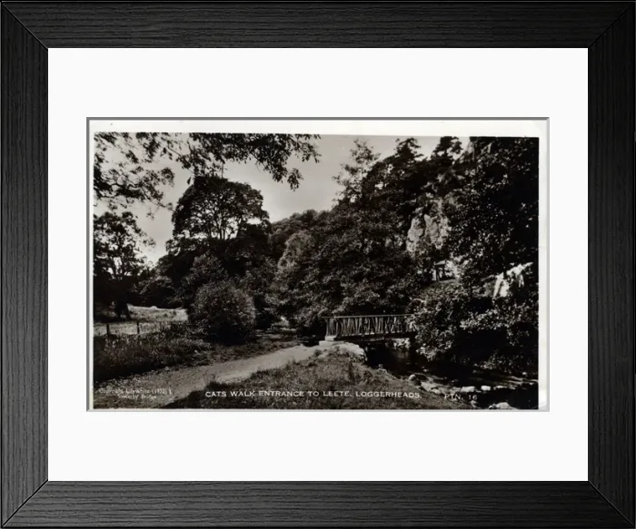 Framed Print : Cats Walk Entrance to Leete, Loggerheads Country Park, Flint Framed Print : Cats Walk Entrance to Leete, Loggerheads Country Park, Flint