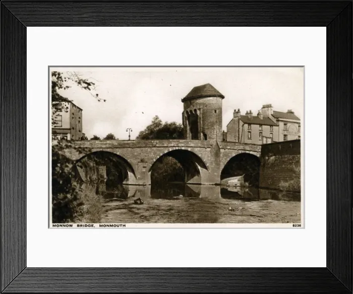 Framed Print : Monnow Bridge, Monmouth, Monmouthshire Framed Print : Monnow Bridge, Monmouth, Monmouthshire