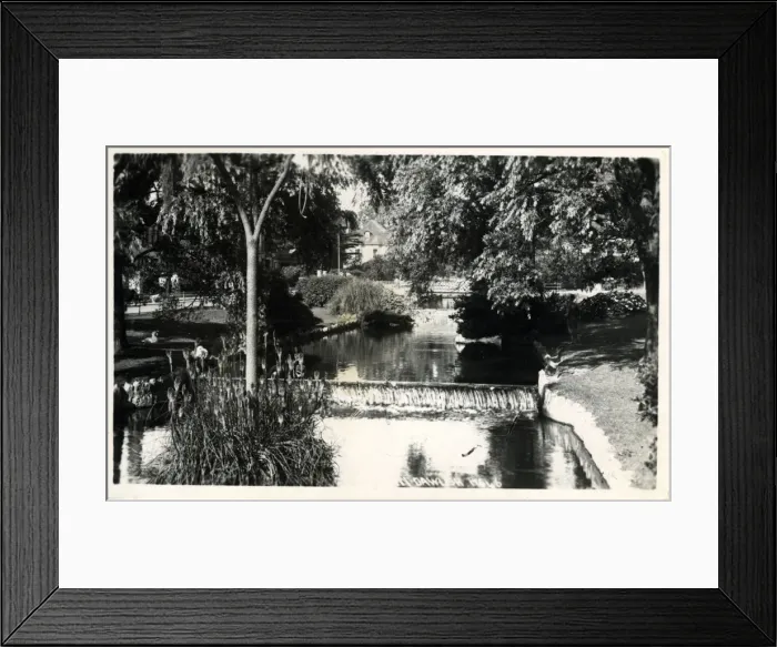 Framed Print : The Lawn - Public Park, Dawlish, Devon Framed Print : The Lawn - Public Park, Dawlish, Devon