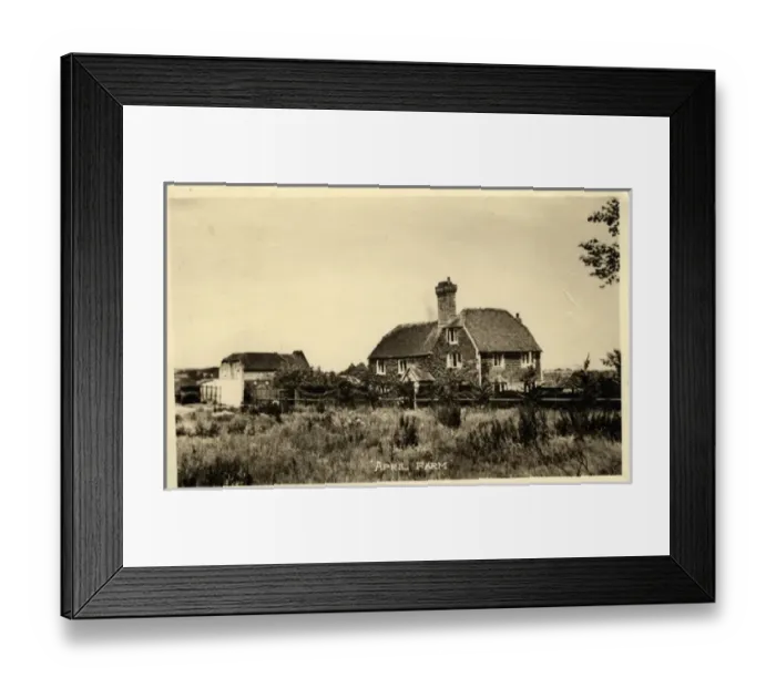 Framed Print : April Farm, Unknown Location Framed Print : April Farm, Unknown Location