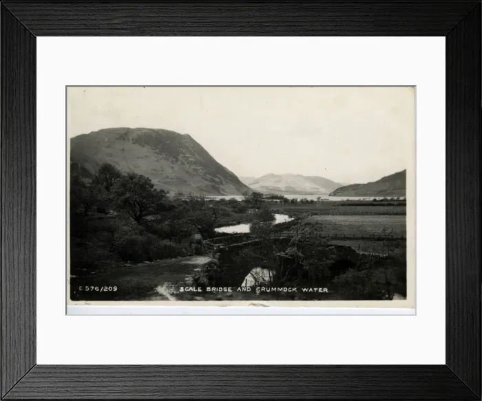 Framed Print : Scale Bridge & Crummock Water, Lake District, Cumbria Framed Print : Scale Bridge & Crummock Water, Lake District, Cumbria