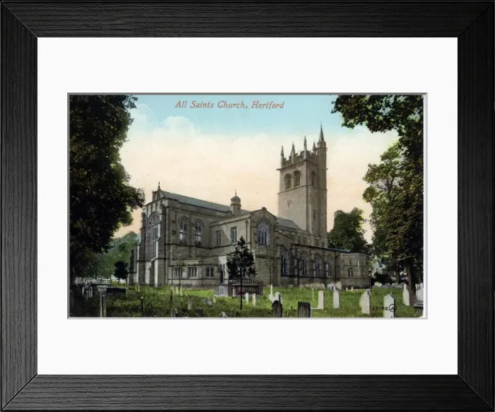 Framed Print : All Saints Church, Hertford, Hertfordshire Framed Print : All Saints Church, Hertford, Hertfordshire