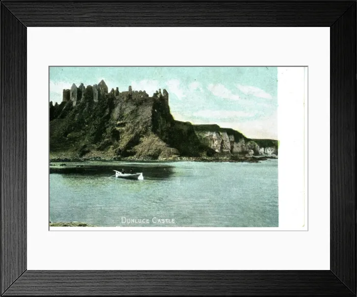Framed Print : Dunluce Castle, Bushmills, County Antrim Framed Print : Dunluce Castle, Bushmills, County Antrim