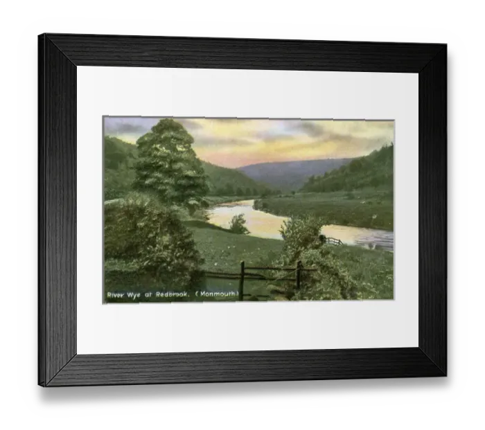 Framed Print : River Wye, Redbrook, Monmouthshire Framed Print : River Wye, Redbrook, Monmouthshire