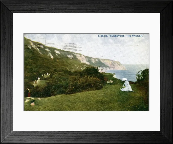 Framed Print : The Warren, Folkestone, Kent Framed Print : The Warren, Folkestone, Kent
