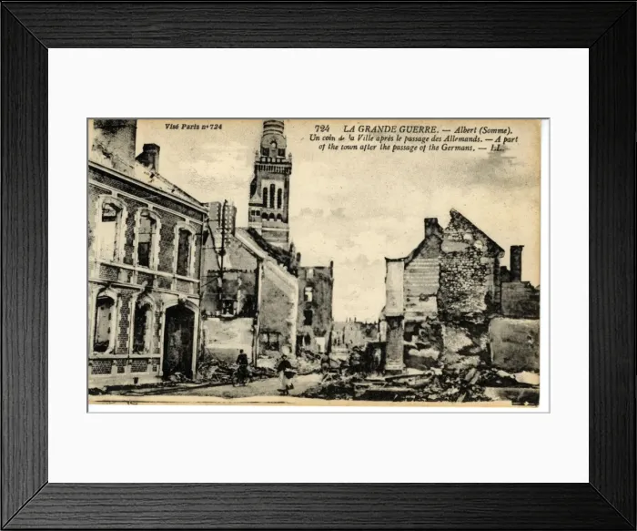 Framed Print : WW1 Ruins, Albert, Picardie Framed Print : WW1 Ruins, Albert, Picardie