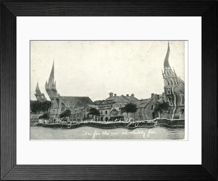 Framed Print : Drunken View, Inverness, Inverness-shire Framed Print : Drunken View, Inverness, Inverness-shire