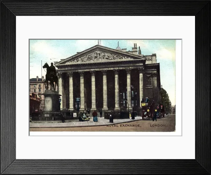 Framed Print : The Royal Exchange, London, London Framed Print : The Royal Exchange, London, London