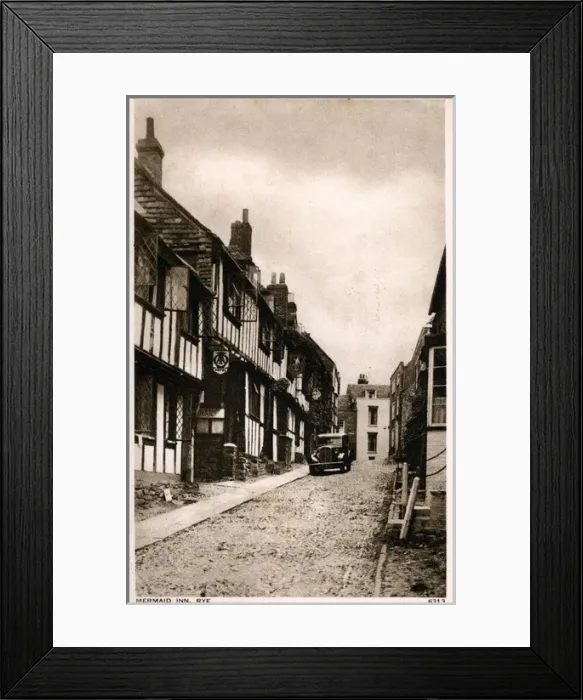 Framed Print : The Mermaid Inn, Rye, Sussex Framed Print : The Mermaid Inn, Rye, Sussex