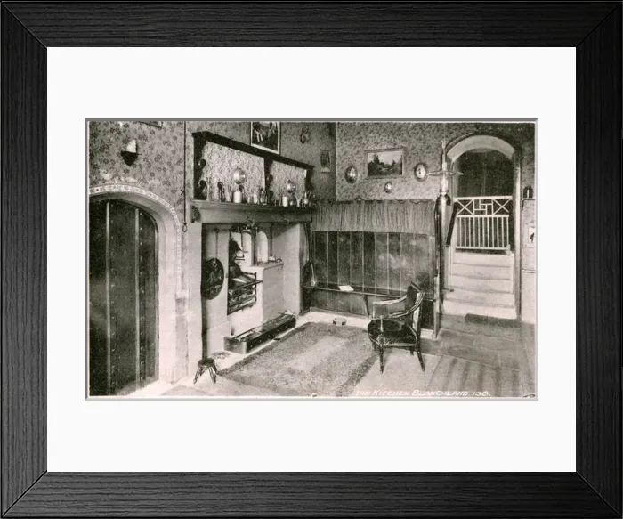 Framed Print : Kitchen, The Lord Crewe Arms, Northumberland ? Framed Print : Kitchen, The Lord Crewe Arms, Northumberland ?