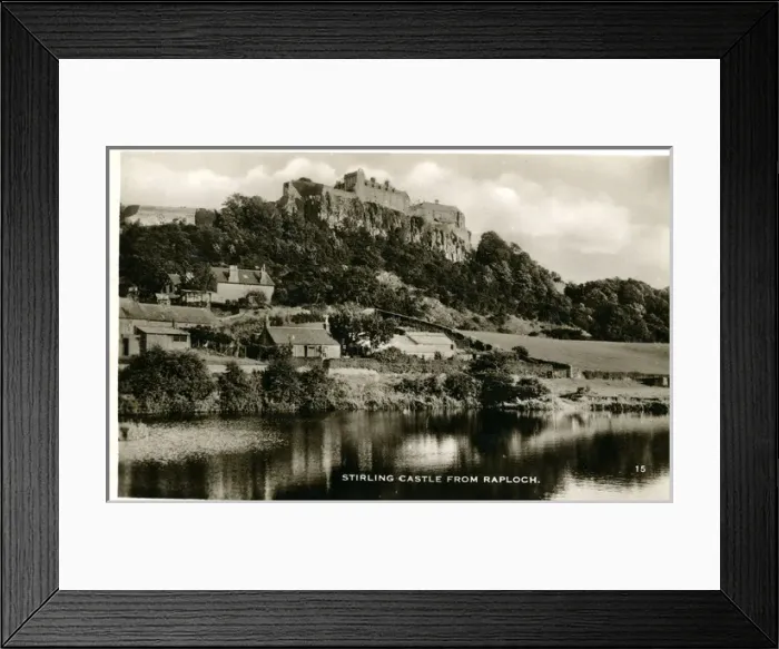 Framed Print : The Castle from Raplock, Stirling, Stirlingshire Framed Print : The Castle from Raplock, Stirling, Stirlingshire