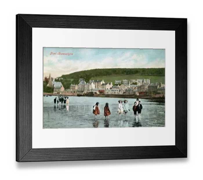 Framed Print : The village, Port Bannatyne, Argyll-shire Framed Print : The village, Port Bannatyne, Argyll-shire