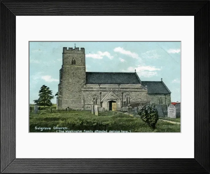 Framed Print : St James the Less Church, Sulgrave, Northamptonshire Framed Print : St James the Less Church, Sulgrave, Northamptonshire
