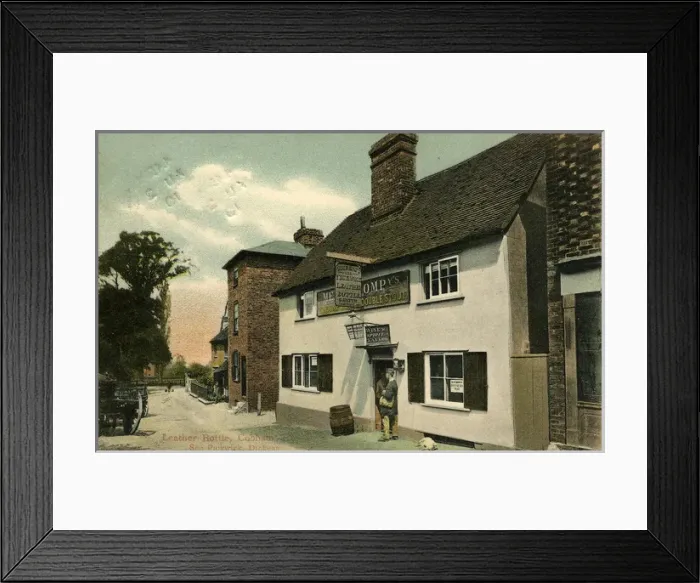 Framed Print : Leather Bottle Inn, Cobham, Kent Framed Print : Leather Bottle Inn, Cobham, Kent
