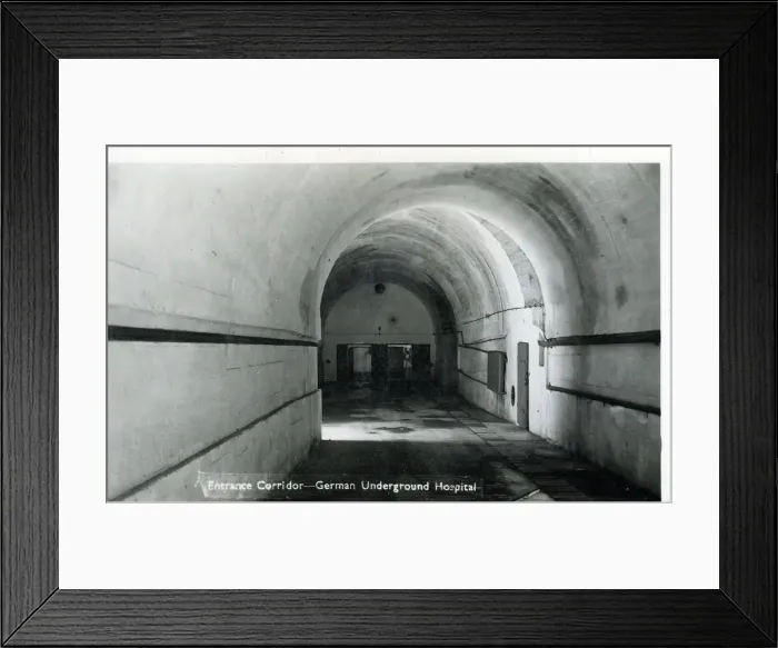 Framed Print : WW2 - German Military Underground Hospital Framed Print : WW2 - German Military Underground Hospital