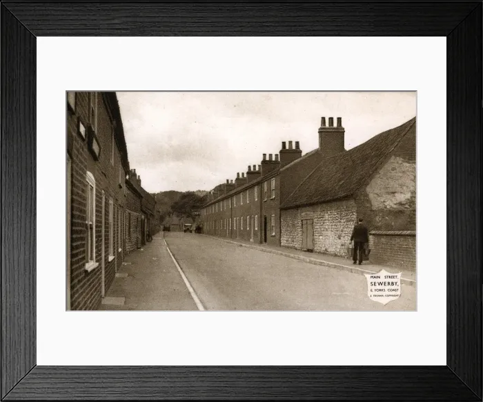 Framed Print : Main Street, Sewerby, Yorkshire Framed Print : Main Street, Sewerby, Yorkshire