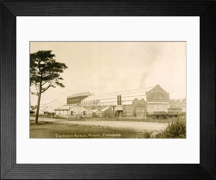 Framed Print : WW1 The Army Aerial Works, Farnborough, Hampshire Framed Print : WW1 The Army Aerial Works, Farnborough, Hampshire