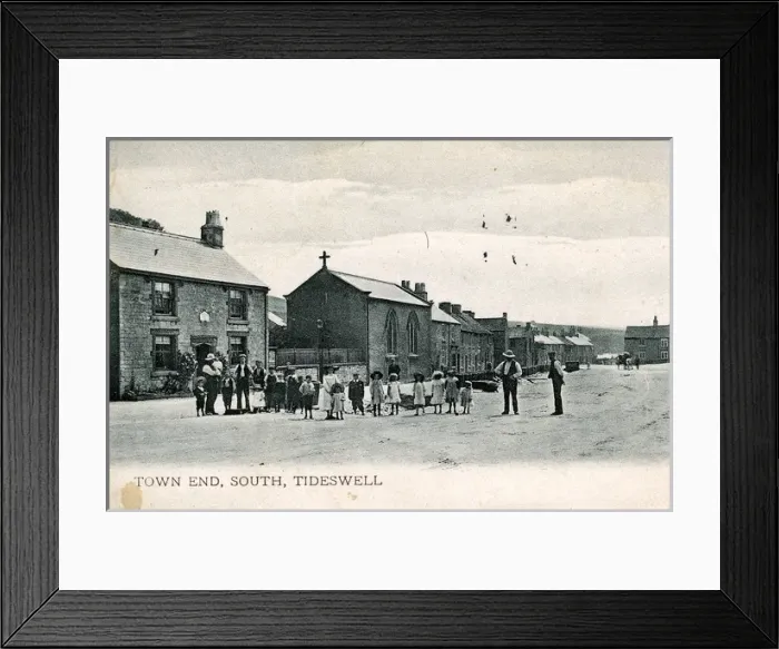 Framed Print : Town End - South, Tideswell, Derbyshire Framed Print : Town End - South, Tideswell, Derbyshire
