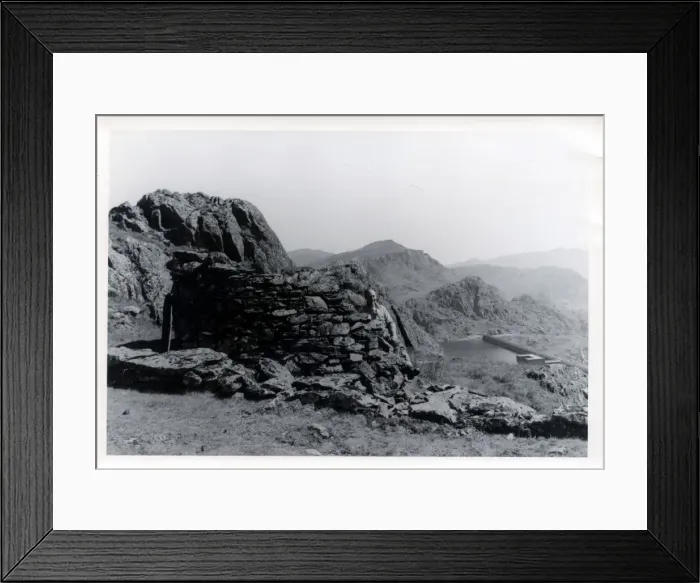 Framed Print : llyn Stwlan Reservoir, Moelwyn Slopes, Gwynedd Framed Print : llyn Stwlan Reservoir, Moelwyn Slopes, Gwynedd
