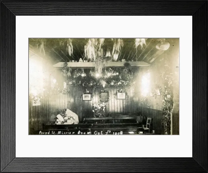 Framed Print : Interior of Methodist Chapel, Thought to be at Pound Street Framed Print : Interior of Methodist Chapel, Thought to be at Pound Street