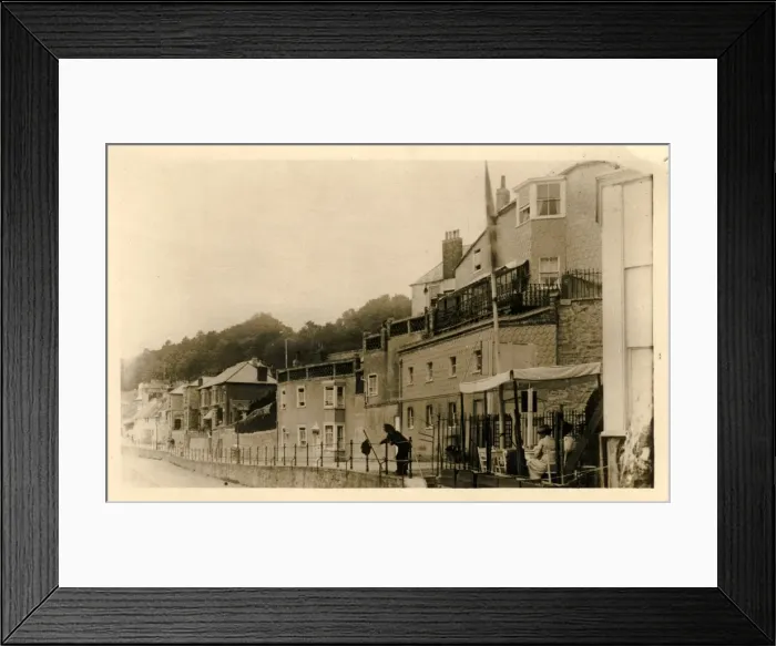 Framed Print : Seafront, Unknown Location Framed Print : Seafront, Unknown Location