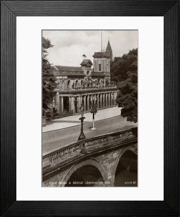 Framed Print : Pump Room & Bridge, Leamington Spa, Warwickshire Framed Print : Pump Room & Bridge, Leamington Spa, Warwickshire