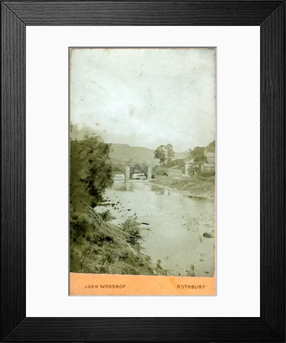 Framed Print : River Bridge, Rothbury, Northumberland Framed Print : River Bridge, Rothbury, Northumberland