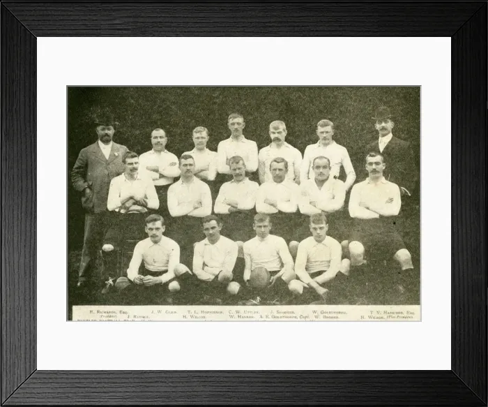 Framed Print : Hunslet Football Team, Leeds, Yorkshire Framed Print : Hunslet Football Team, Leeds, Yorkshire