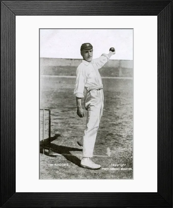Framed Print : Cricketer Wilfred Rhodes Framed Print : Cricketer Wilfred Rhodes