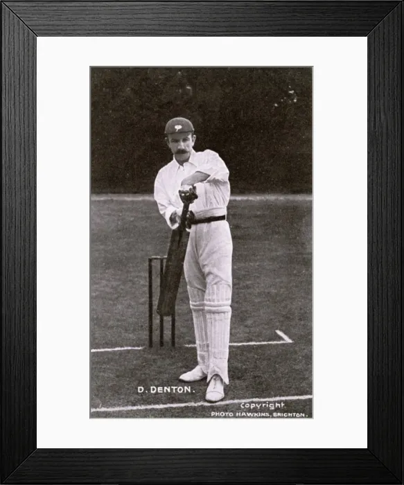 Framed Print : Cricketer David Lucky Denton Framed Print : Cricketer David Lucky Denton