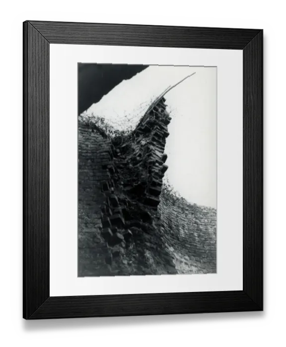 Framed Print : Brickwork Ruin, Thought to be at Dudley, Worcestershire Framed Print : Brickwork Ruin, Thought to be at Dudley, Worcestershire
