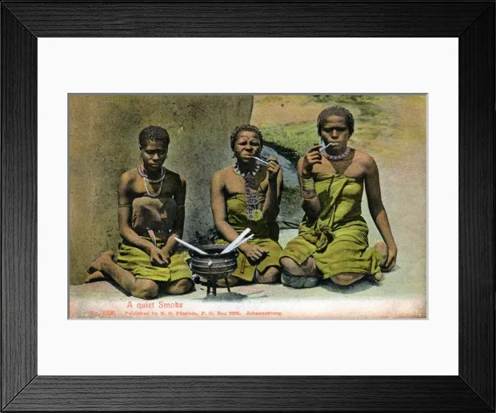 Framed Print : South Africa - Native South Africans in Traditional Dress Framed Print : South Africa - Native South Africans in Traditional Dress