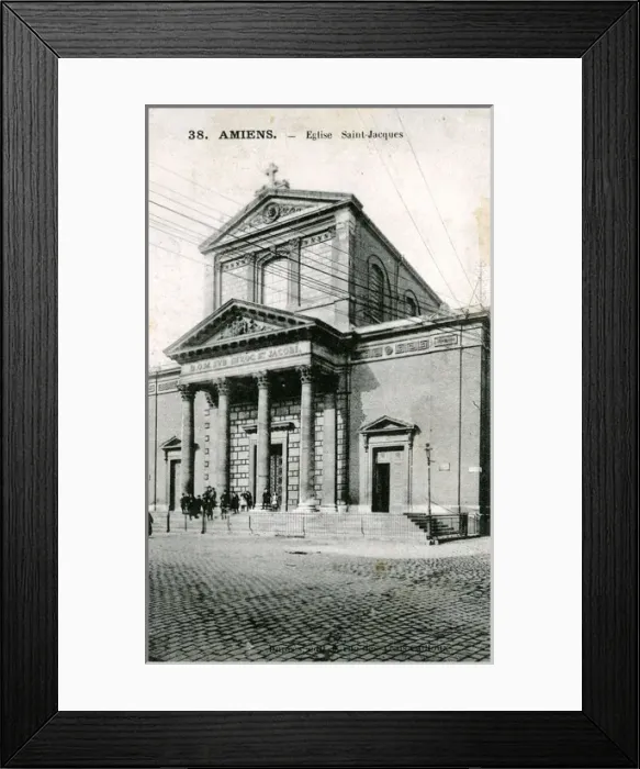 Framed Print : Eglise Saint Jacques, Amiens, Somme Framed Print : Eglise Saint Jacques, Amiens, Somme