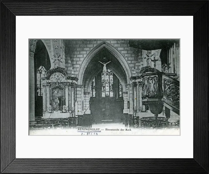Framed Print : Church Interior, Reningelst, West Flanders Framed Print : Church Interior, Reningelst, West Flanders