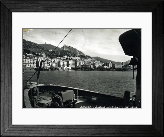 Framed Print : Town & Harbour, Salerno, Salerno Framed Print : Town & Harbour, Salerno, Salerno