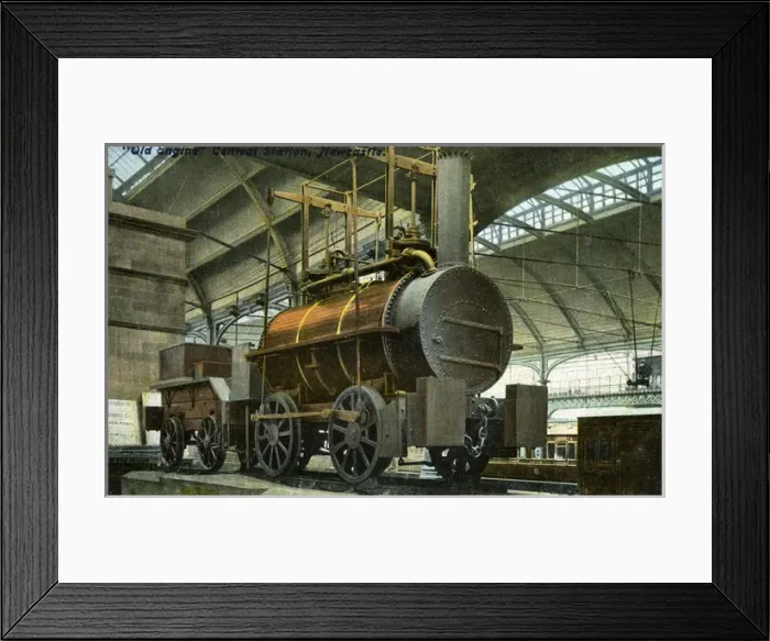 Framed Print : Railway Station, Newcastle-upon-Tyne, Northumberland Framed Print : Railway Station, Newcastle-upon-Tyne, Northumberland