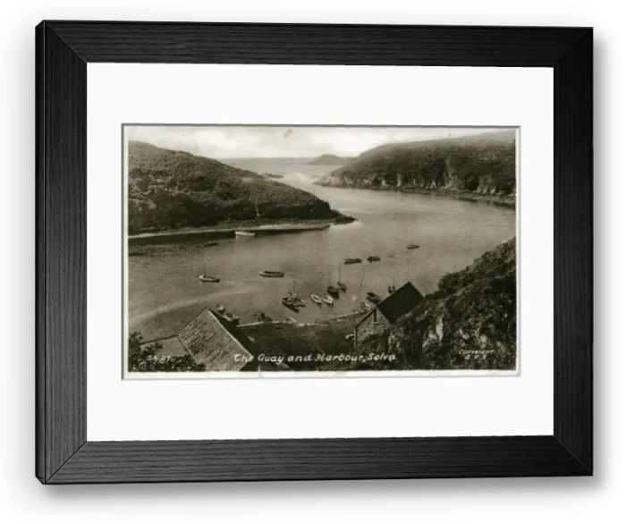 Framed Print : The Quay & Harbour, Solva, Pembrokeshire Framed Print : The Quay & Harbour, Solva, Pembrokeshire