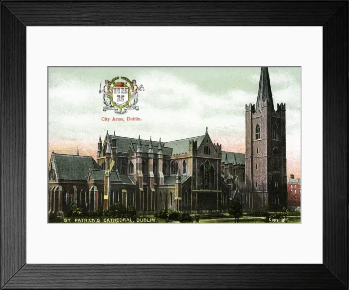 Framed Print : St Patricks Cathedral, Dublin, County Dublin Framed Print : St Patricks Cathedral, Dublin, County Dublin